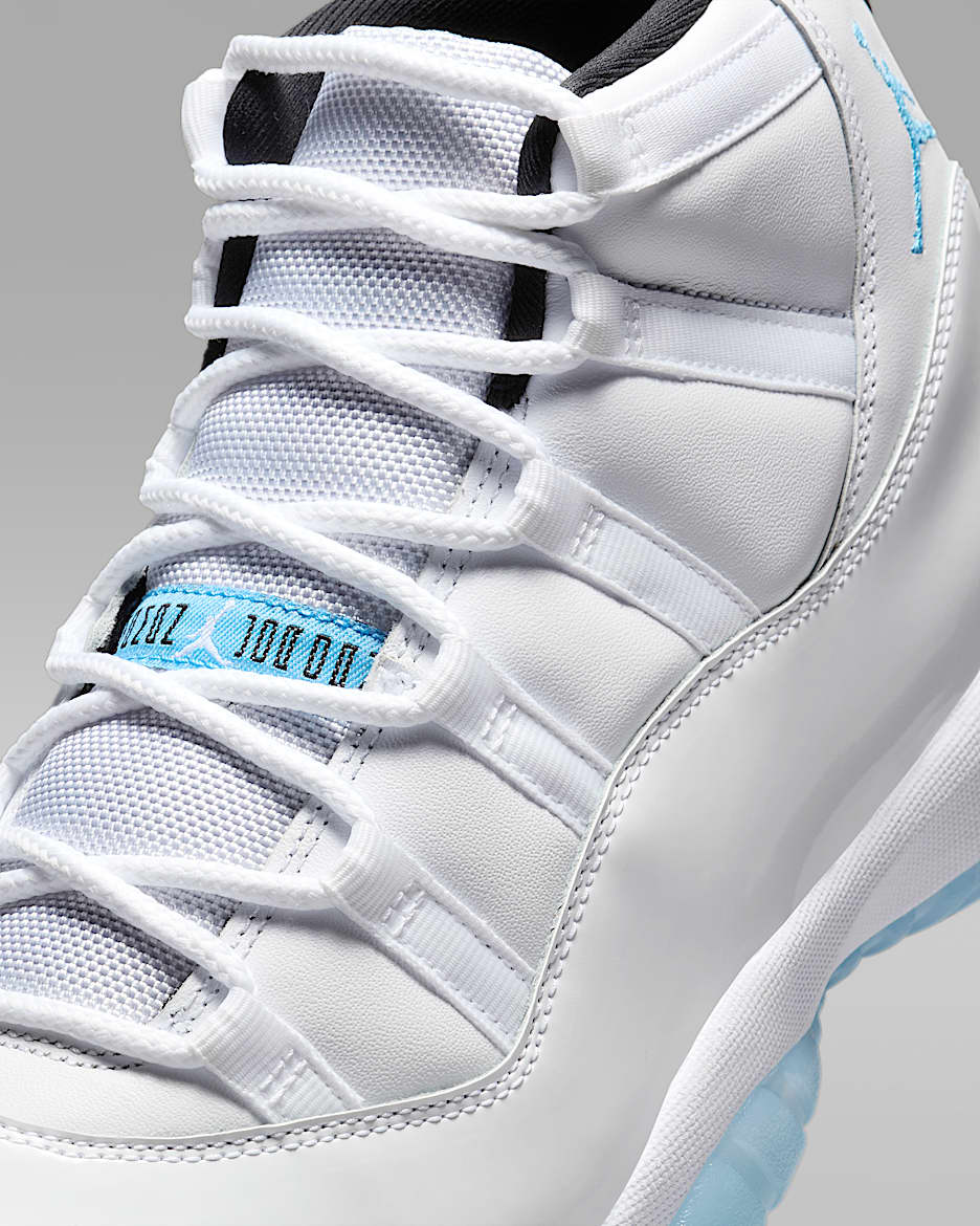 Jordan 11 retro blue and white cheap